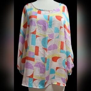 Hailey & Co. Size 1X white top